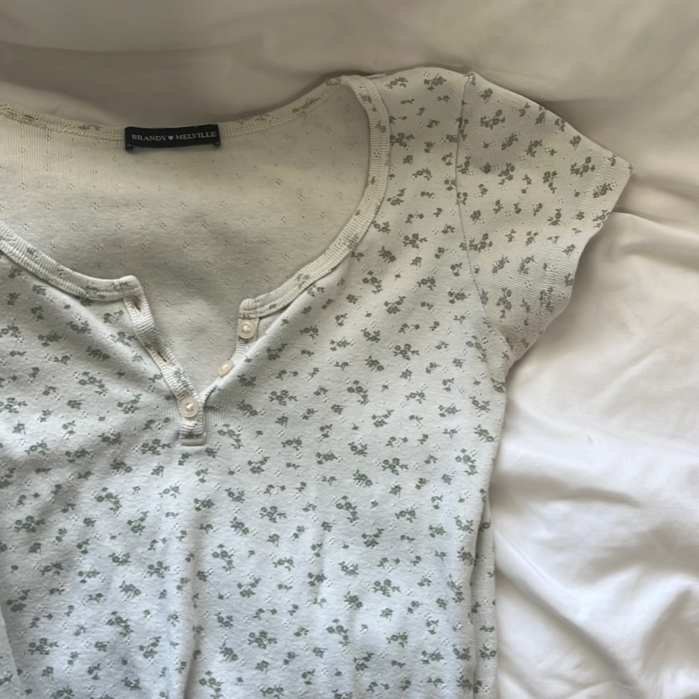 floral brandy melville top